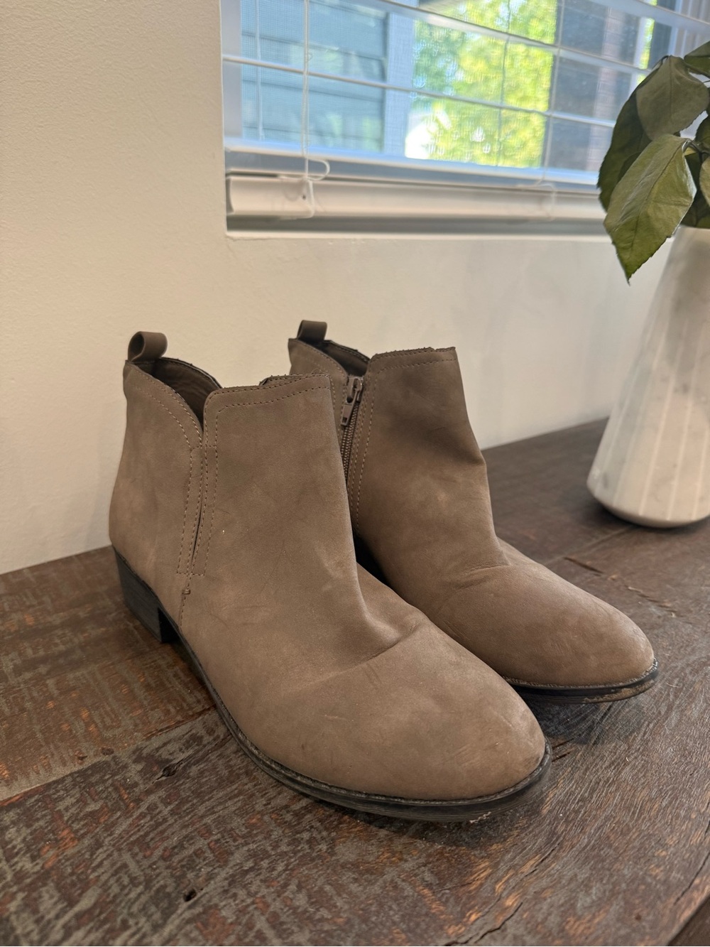 American Rag Women’s Taupe Suede Chelsea Boots - Neutral Taupe